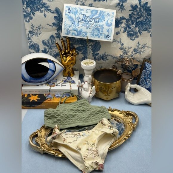 🆕 ZIMMERMANN KIDS 🧿 NWOT Waverly Knit Bandeau Bikini, Mismatched Floral Sz 1 Y - Picture 3 of 14